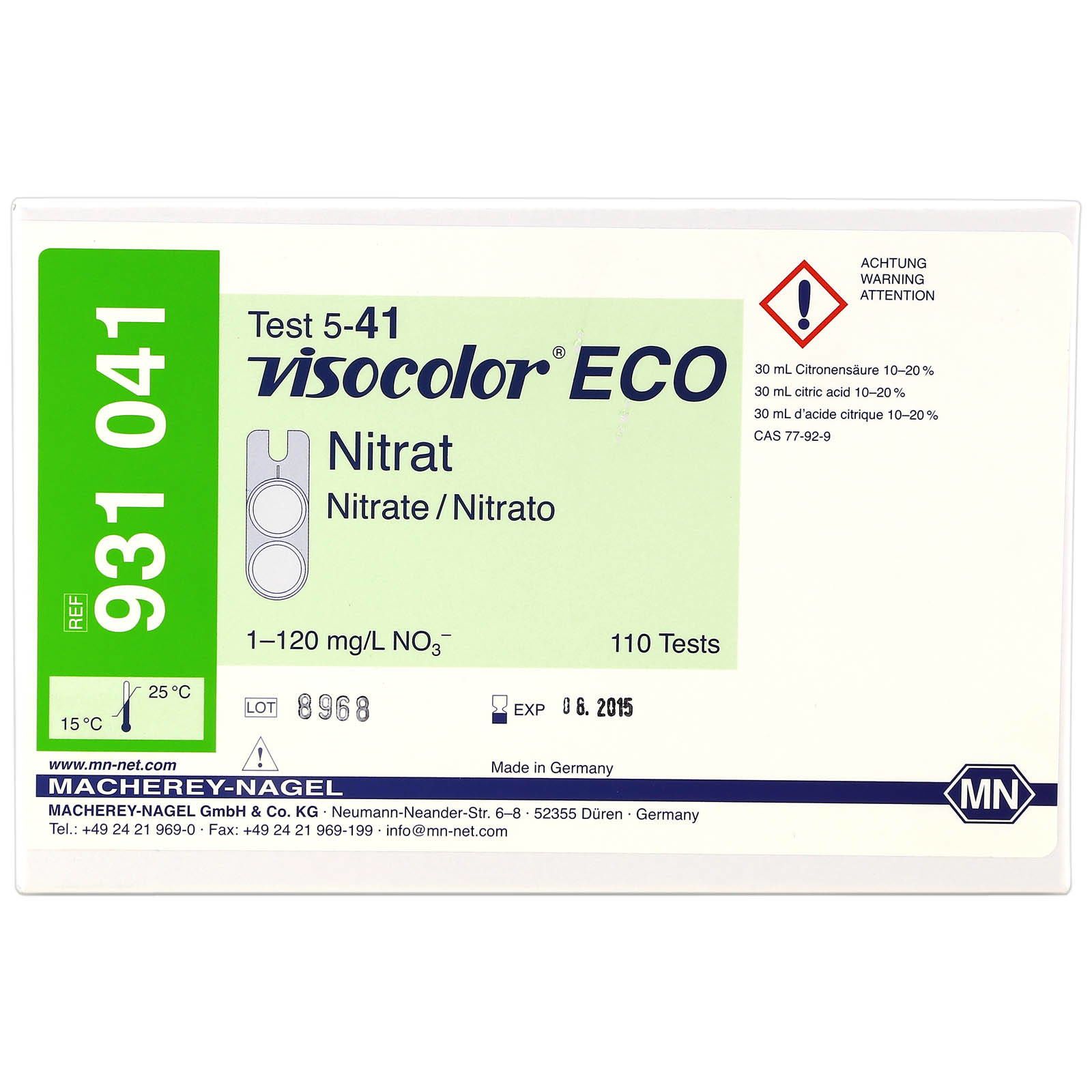 machery - nagel - viscoloror ECO -硝酸盐